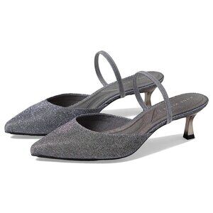 Anne‎ Klein Womens Akiela Flex Pointed Toe Pewter Heels 9.5M